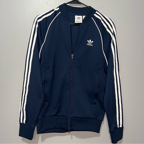 Adidas Classic Superstar Blue Track Jacket - Picture 2 of 7
